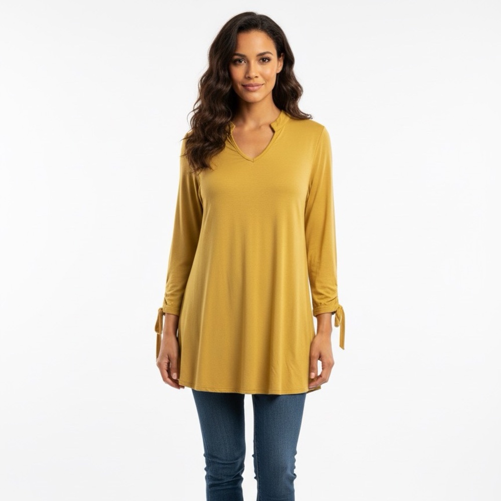 MTS Golden Yellow Women's Tunic Top